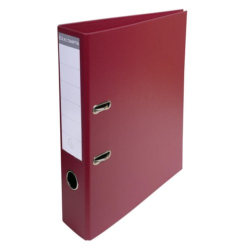 EXACOMPTA - ARCHIVADOR palanca FORRADO PVC RADO A4 70mm BURDEOS (Ref.53704E)