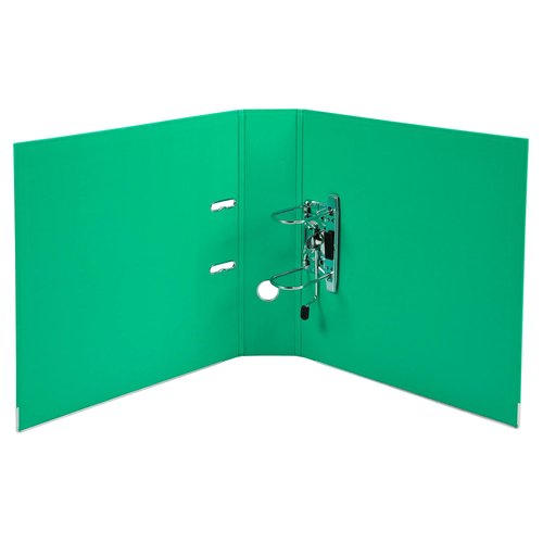 EXACOMPTA - ARCHIVADOR palanca PREM TOUCH FORRADO PP RADO A4+ 80mm VERDE (Ref.53343E)
