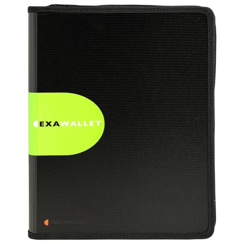 EXACOMPTA - CARPETA de CONGRESOS EXAWALLET PP A4 con CALCULADORA Y CREMALLERA (Ref.55534E)