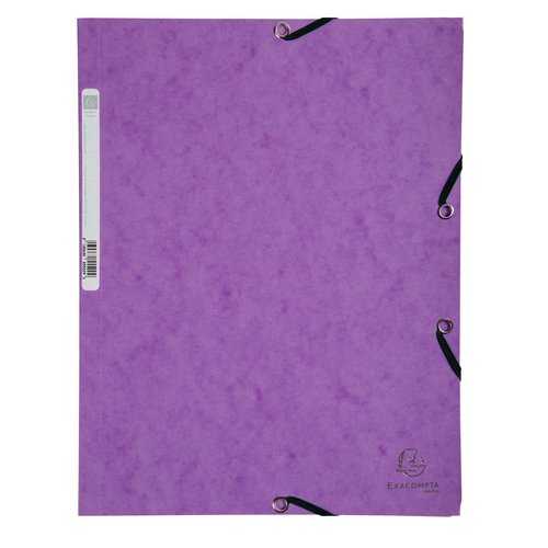 EXACOMPTA - CARPETA de GOMAS y SOLAPAS SCOTTEN NATURE FUTURE CARTON A4 con ETIQUETA VIOLIN (Ref.55508E)