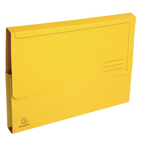 EXACOMPTA - SUBCARPETA FOREVER (BOLSA FUELLE 32mm) 290g A4 AMARILLO PAQUETE de 10 (Ref.46979E)