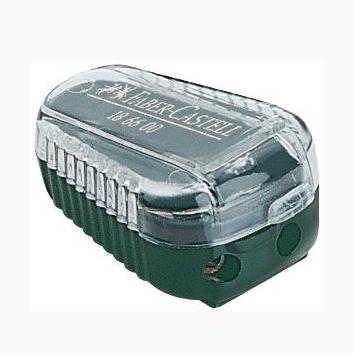 FABER CASTELL - AFILAMINAS C/DEPÓSITO PARA MINAS TK 2/3,5MM PLÁSTICO (Ref.186600)