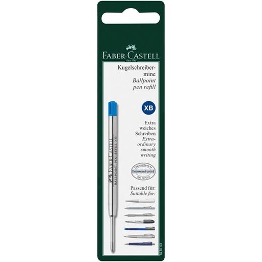 FABER CASTELL - BLISTER 1 RECAMBIO PARA BOLÍGRAFO XB AZUL (Ref.148793)