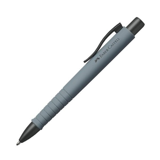 FABER CASTELL - BOLÍGRAFO POLY BALL XB RECARGABLE URBAN GRIS PIEDRA -5U- (Ref.241188)