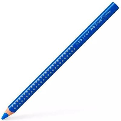 FABER CASTELL - LÁPICES DE COLORES JUMBO GRIP AZUL COBALTO -12U- (Ref.110943)