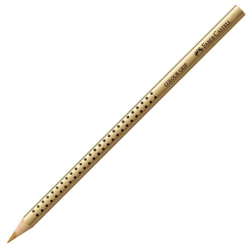 FABER CASTELL - LÁPIZ DE COLOR ACUARELABLE COLOUR GRIP ORO -12U- (Ref.112481)