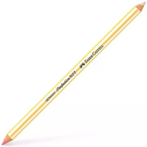 FABER CASTELL - LÁPIZ GOMA MIXTO PERFECTION 7057 DOBLE PUNTA PARA TINTA Y GRAFITO (Ref.185712)