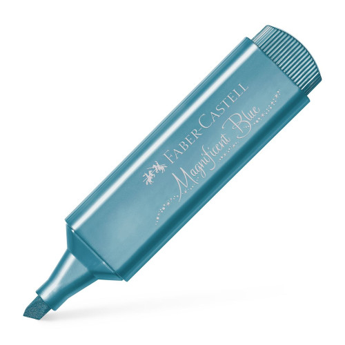 FABER CASTELL - MARCADOR TEXTLINER "METÁLICO" COLOR: AZUL (Ref.154647)