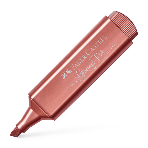 FABER CASTELL - MARCADOR TEXTLINER "METÁLICO" COLOR: ROJO (Ref.154673)