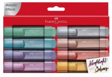 FABER CASTELL - PACK 8 MARCADORES TEXTLINER 1546 (Ref.154689)