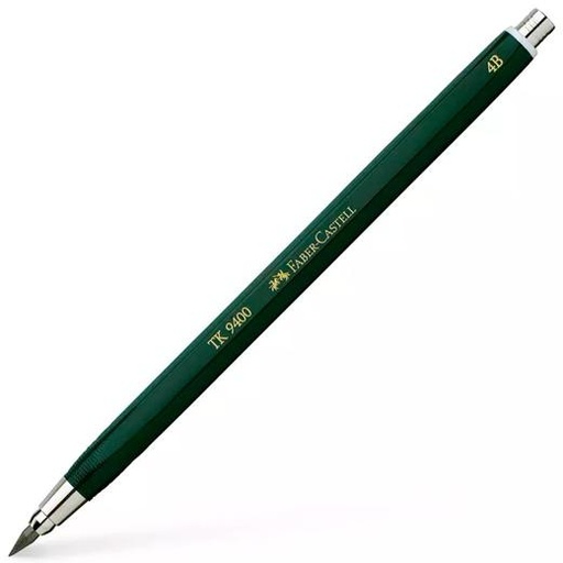FABER CASTELL - PORTAMINAS TK9400 3,15MM MINA 4B VERDE (Ref.139404)