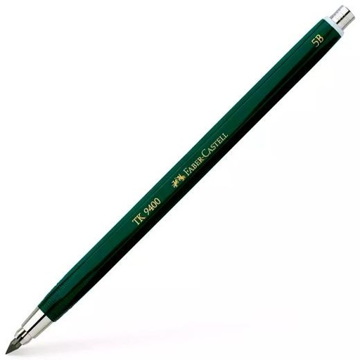 FABER CASTELL - PORTAMINAS TK9400 3,15MM MINA 6B VERDE (Ref.139406)