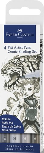 FABER CASTELL - ROTUL.FABER PITT ARTIST GRIS P/4 (Ref.267195)