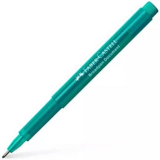FABER CASTELL - ROTULADOR BROADPEN DOCUMENT TURQUESA (Ref.155456)