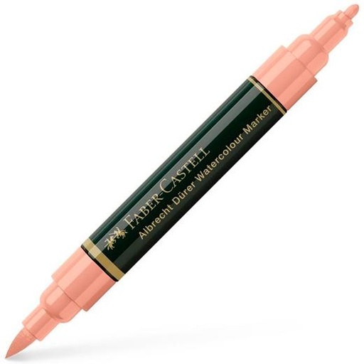 FABER CASTELL - ROTULADOR DÜRER WATERCOLOUR DOBLE PUNTA MEDIA/PINCEL BEIGE ROJIZO (Ref.160432)