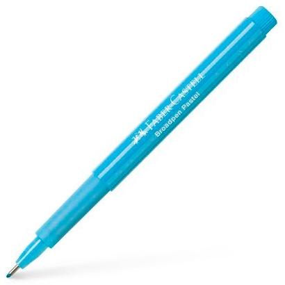 FABER CASTELL - ROTULADOR PERMANENTE BROADPEN 1554 AZUL PASTEL -10U- (Ref.155458)