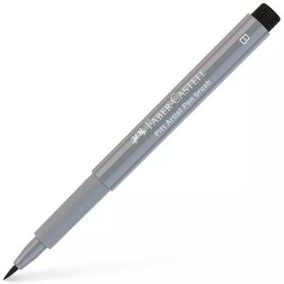 FABER CASTELL - ROTULADOR PITT ARTIST PEN BRUSH PUNTA PINCEL GRIS FRÍO III -10U- (Ref.167432)