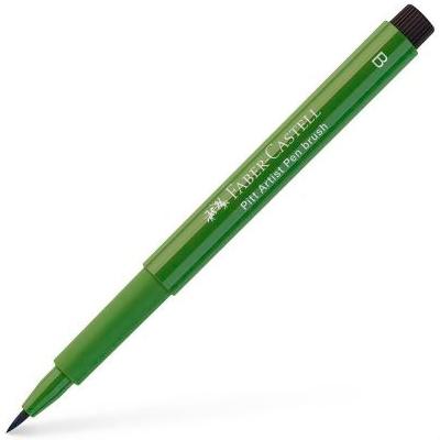 FABER CASTELL - ROTULADOR PITT ARTIST PEN BRUSH PUNTA PINCEL VERDE ÓXIDO CROMO -10U- (Ref.167476)