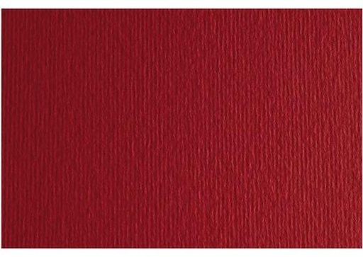 FABRIANO - CARTULINA LISA/RUGOSA 2 TEXTURAS 50X70 CM 220G/M2 CEREZA (Ref.F42450727)