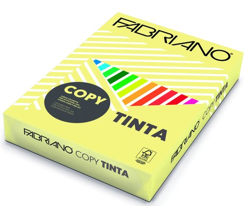 FABRIANO - PAPEL de COLOR A3 COPY TINTA 80g 250h AMARILLO (BANANA) (Ref.F61129742)