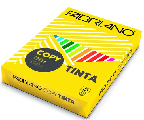 FABRIANO - PAPEL de COLOR A3 COPY TINTA 80g 250h AMARILLO (GIALLO) (Ref.F60629742)