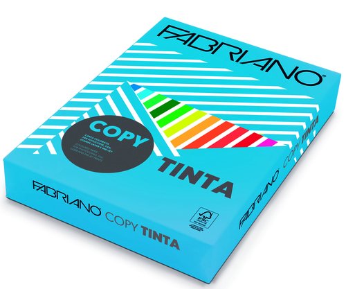 FABRIANO - PAPEL de COLOR A3 COPY TINTA 80g 250h AZUL (AZZURRO) (Ref.F60329742)