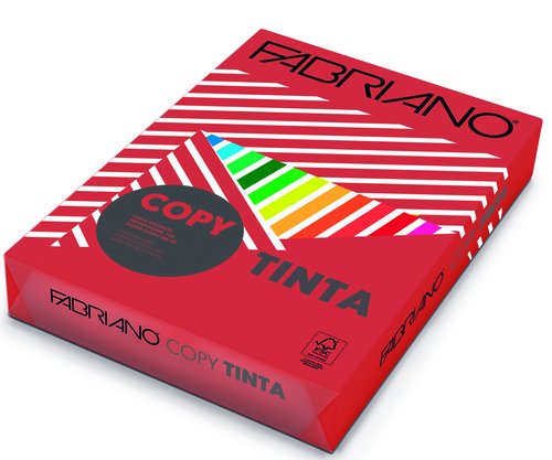 FABRIANO - PAPEL de COLOR A3 COPY TINTA 80g 250h ROJO (ROSSO) (Ref.F60529742)
