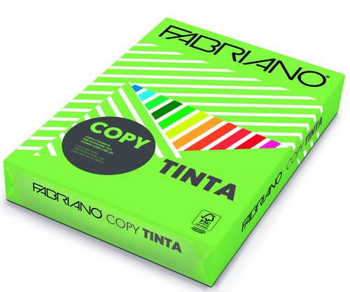 FABRIANO - PAPEL de COLOR A3 COPY TINTA 80g 250h VERDE (PISELLO) (Ref.F60229742)