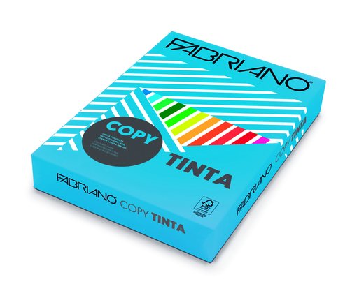 FABRIANO - PAPEL de COLOR A4 COPY TINTA 80g 500h AZUL (AZZURRO) (Ref.F60321297)