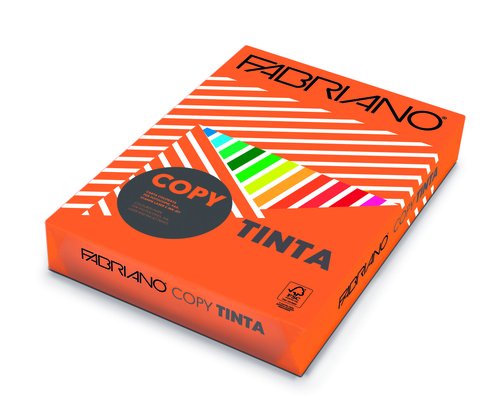 FABRIANO - PAPEL de COLOR A4 COPY TINTA 80g 500h NARANJA (ARAGOSTA) (Ref.F60421297)
