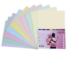 FABRISA - PAQUETE PAPEL DE 100 HOJAS RETRACTILADO 10 COLORES PASTEL DINA4 SURTIDOS 80GR (Ref.16327)
