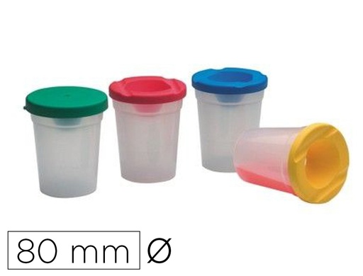 FAIBO - BOTE INDERRAMABLE CON TAPA COLORES SURTIDOS (Ref.767T)