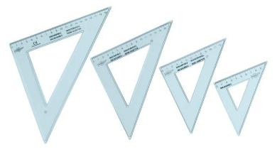 FAIBO - ESCUADRA ESCOLAR 25 CM IRROMPIBLE (Ref.21225)