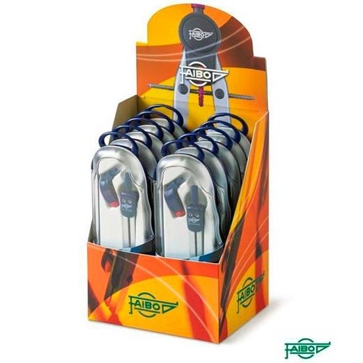 FAIBO - EXPOSITOR COMPÁS SERIE BLUE-LINE UN BRAZO ARTICULADO 327AU 10 UNIDADES (Ref.327AUEXP)