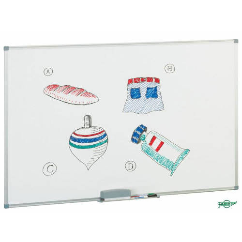 FAIBO - PIZARRA BLANCA 90X120 CM. SUPERFICIE MELAMINADA (Ref.800-11T)