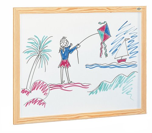 FAIBO - PIZARRA BLANCA ESTRATIFICADA MARCO FIBRA 87x127cm (Ref.402-3IND)