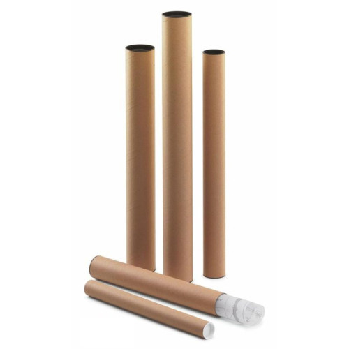 FAIBO - PORTAPLANOS para ENVIO TUBO CARTON KRAFT 110x80 (Ref.950-6)