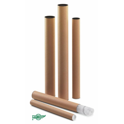 FAIBO - PORTAPLANOS para ENVIO TUBO CARTON KRAFT 64x80 (Ref.950-4)