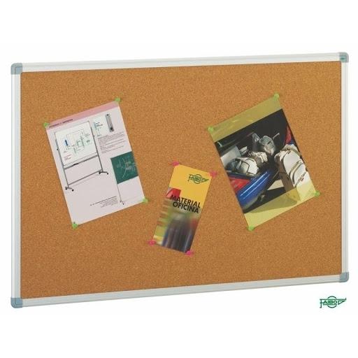 FAIBO - TABLERO CORCHO LIGERO MARCO ALUMINIO 60x90 cm (Ref.611-2)