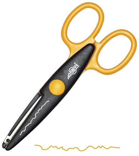 FAIBO - TIJERAS DENTADA 13 cm NARANJA (Ref.764-3)