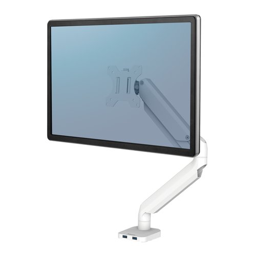 FELLOWES - BRAZO PARA MONITOR INDIVIDUAL PLATINUM SERIES TM BLANCO (Ref.8056201)
