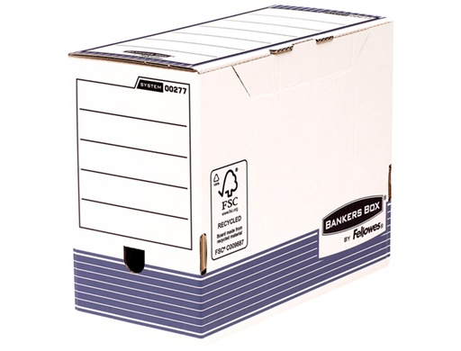 FELLOWES - CAJA DE ARCHIVO DEFINITIVO A4 150MM AZUL (Ref.27701)