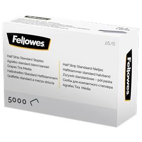 FELLOWES - GRAPAS DE CARGA MEDIA 26/6 PLATA CAJA DE 5000 (Ref.5117601)
