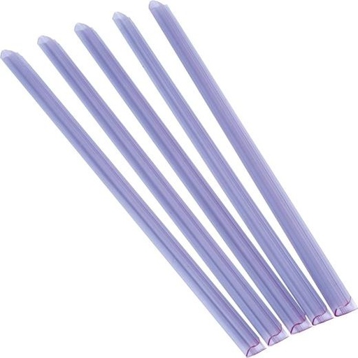 FELLOWES - LOMERA PARA ENCUADERNACION MANUAL A4 6MM TRANSPARENTE -PACK 50U- (Ref.5383401)