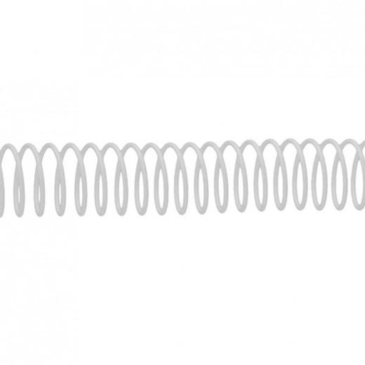 FELLOWES - PACK DE 100 ESPIRALES METÁLICAS BLANCAS 12 MM (Ref.5113101)