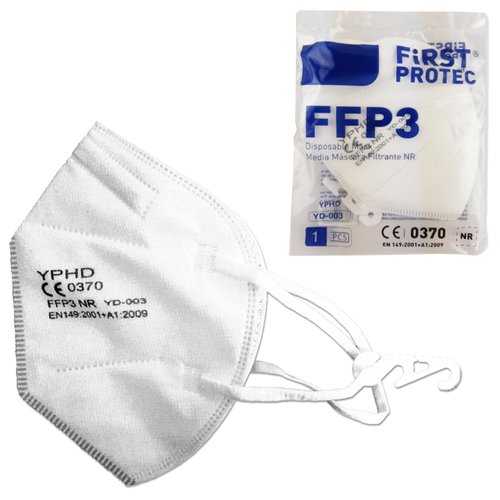 FIRST PROTEC - MASCARILLA FFP3 HOMOLOGADA CE 0370 (Ref.YD-003)