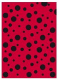 FIXO - BOLSA DISFRAZ 65x90 cm. IMPRESA TOPOS NEGRO (Ref.72105)