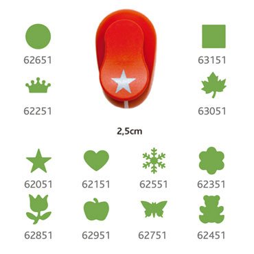 FIXO - TALADRO GOMA EVA 2,5 cm. COPO NIEVE (Ref.62551)