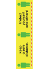 FLORALABELS - Banner 215 x 900 mm, autoadhesivo, impermeable y antideslizante de calidad L1 Mini-banne (Ref.3037W9)