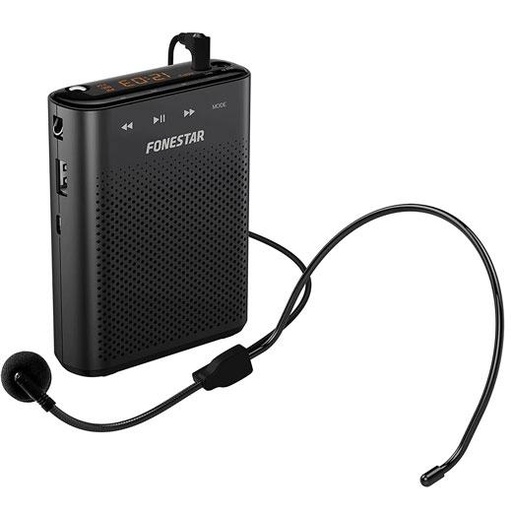 FONESTAR - AMPLIFICADOR DE VOZ PORTÁTIL USB,MICROSD,MP3 (Ref.ALTA-VOZ-30)